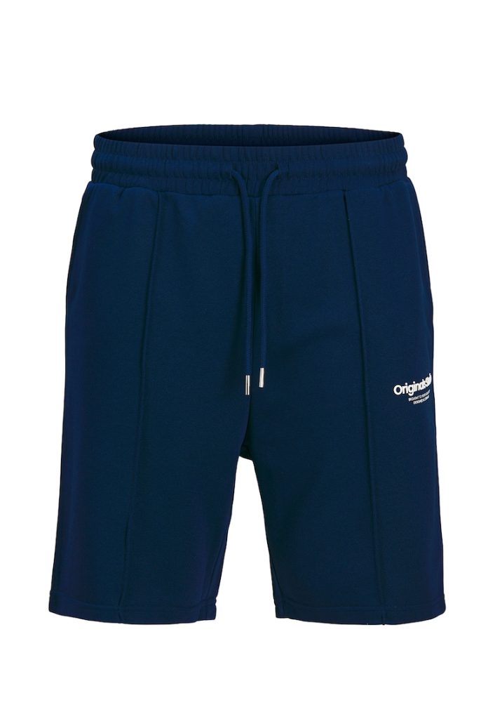 Pantaloni scurti uni cu snur de ajustare-BAIETI/IMBRACAMINTE/Sorturi-IMBRACAMINTE/Sorturi