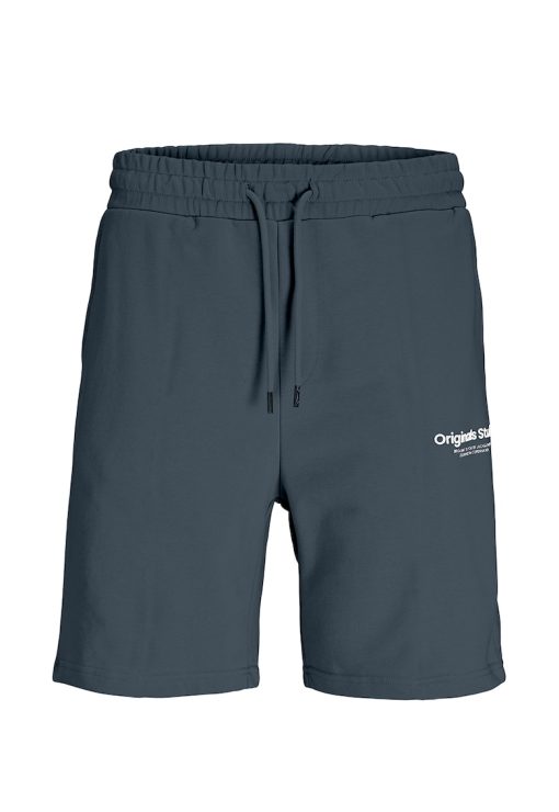 Pantaloni scurti uni cu snur de ajustare-BAIETI/IMBRACAMINTE/Sorturi-IMBRACAMINTE/Sorturi