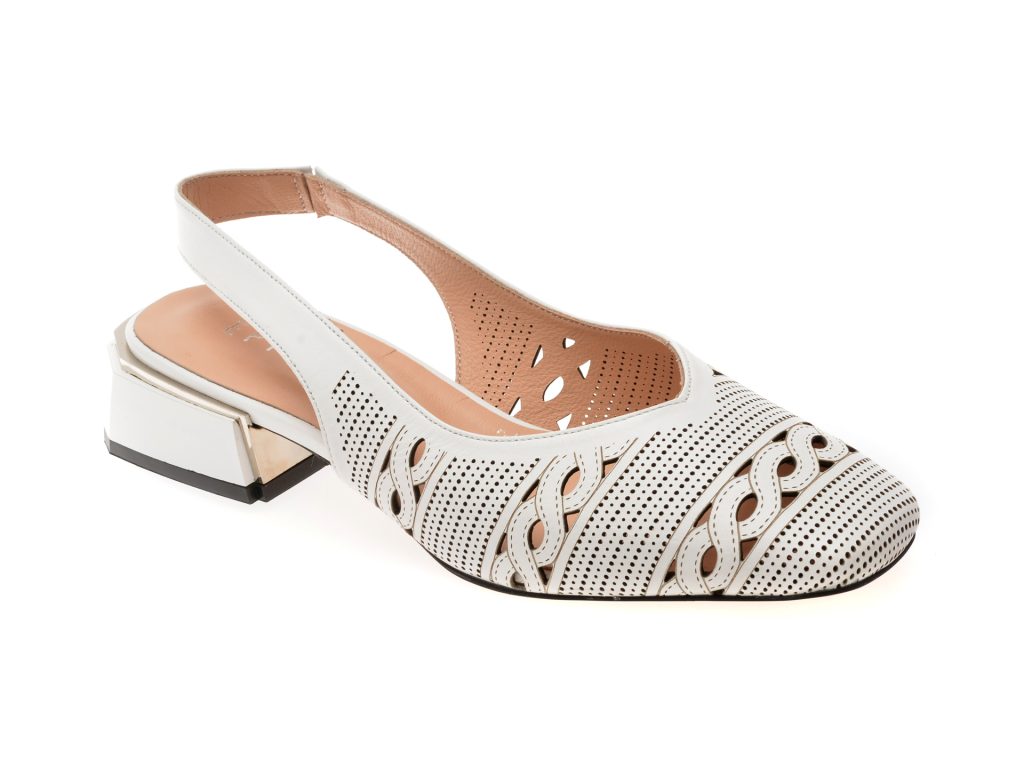 Pantofi EPICA albi