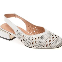 Pantofi EPICA albi