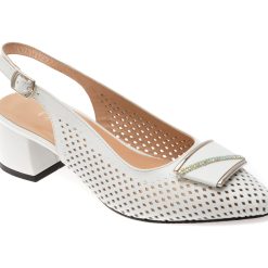 Pantofi EPICA albi