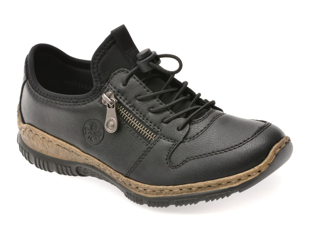 Pantofi RIEKER negri