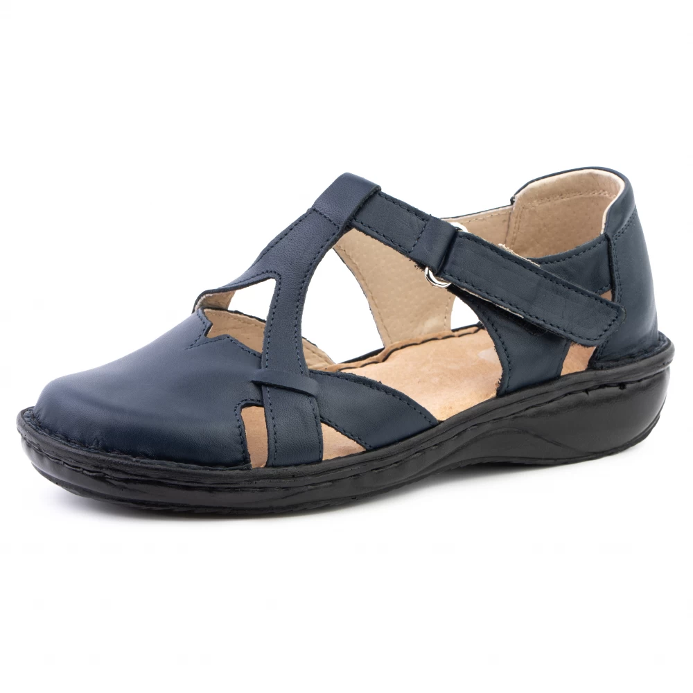 Pantofi confortabili din piele naturala Ioana Bleumarin-Pantofi-Pantofi