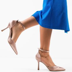 Pantofi cu toc Cafelini Bej 2