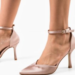 Pantofi cu toc Cafelini Bej 3