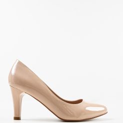 Pantofi cu toc Hugo Bej 2 4