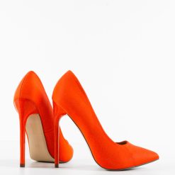Pantofi dama Jael Portocalii 5