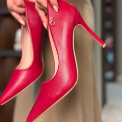 Pantofi dama Palmer Grena-Pantofi cu toc-Pantofi cu toc