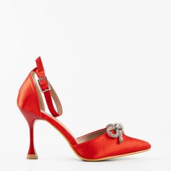 Pantofi dama Zayn Rosii 4