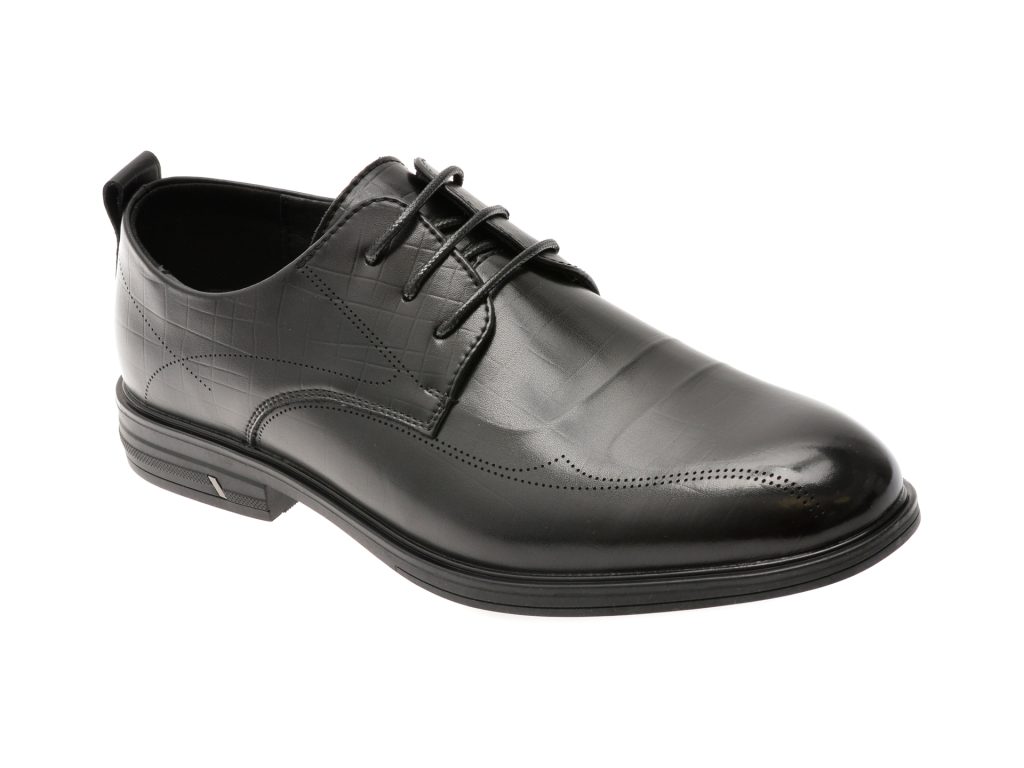 Pantofi eleganti BITE THE BULLET negri