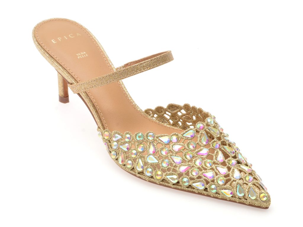 Pantofi eleganti EPICA aurii