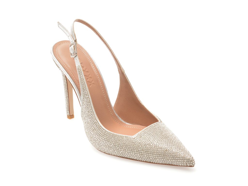 Pantofi eleganti GRYXX argintii
