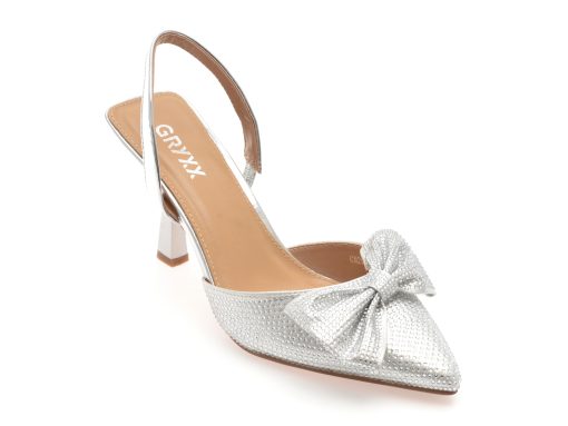 Pantofi eleganti GRYXX argintii