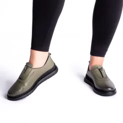 Pantofi piele 9005 verde-Pantofi-Pantofi