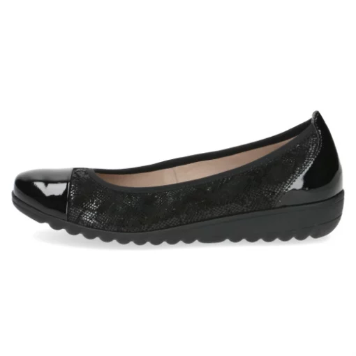 Pantofi piele Caprice 9-22103-41-011 negru-combi-Pantofi-Pantofi