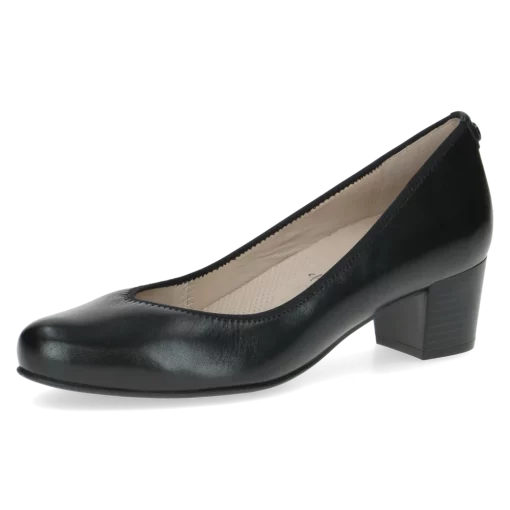 Pantofi piele Caprice 9-22308-43-022 negru-Pantofi-Pantofi