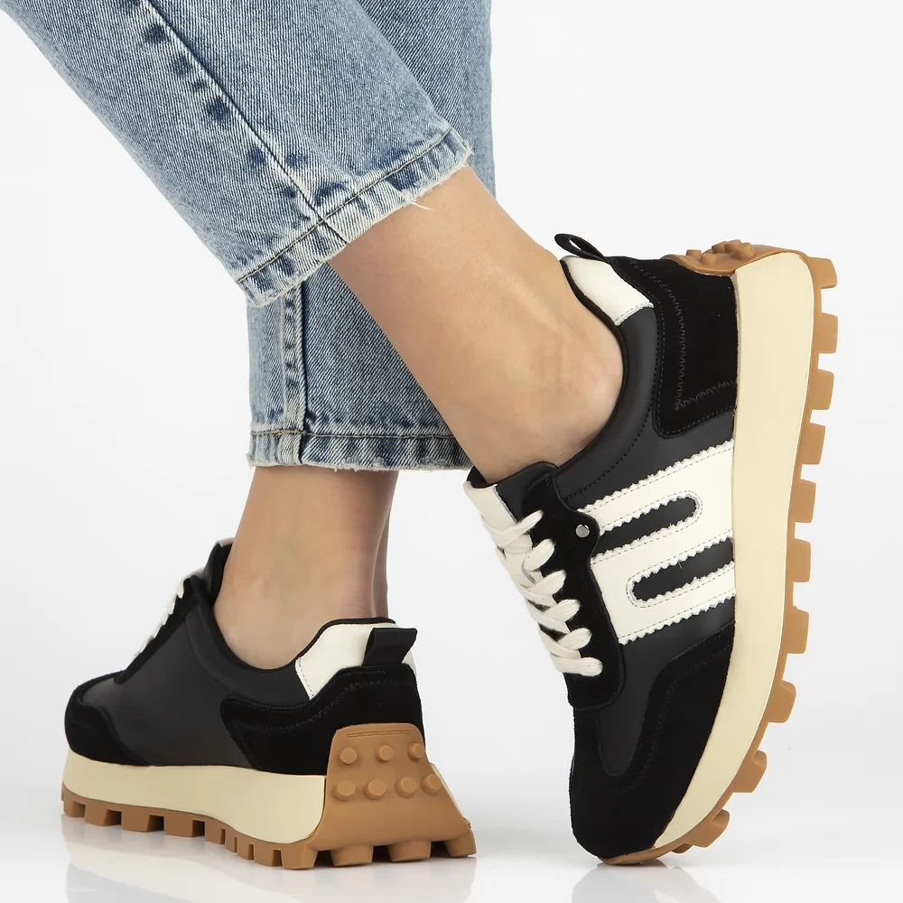 Pantofi piele naturala 6743 negru-Pantofi-Pantofi