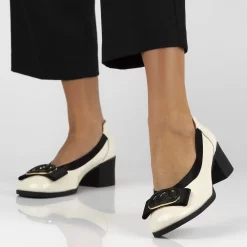 Pantofi piele naturala 6960 bej-Pantofi-Pantofi