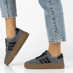 Pantofi piele naturala 7114 albastru-Pantofi-Pantofi