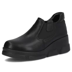 Pantofi piele naturala 7164 negru-Pantofi-Pantofi