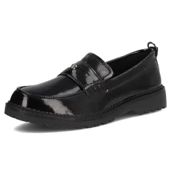 Pantofi piele naturala 7409 negru-lac-Pantofi-Pantofi