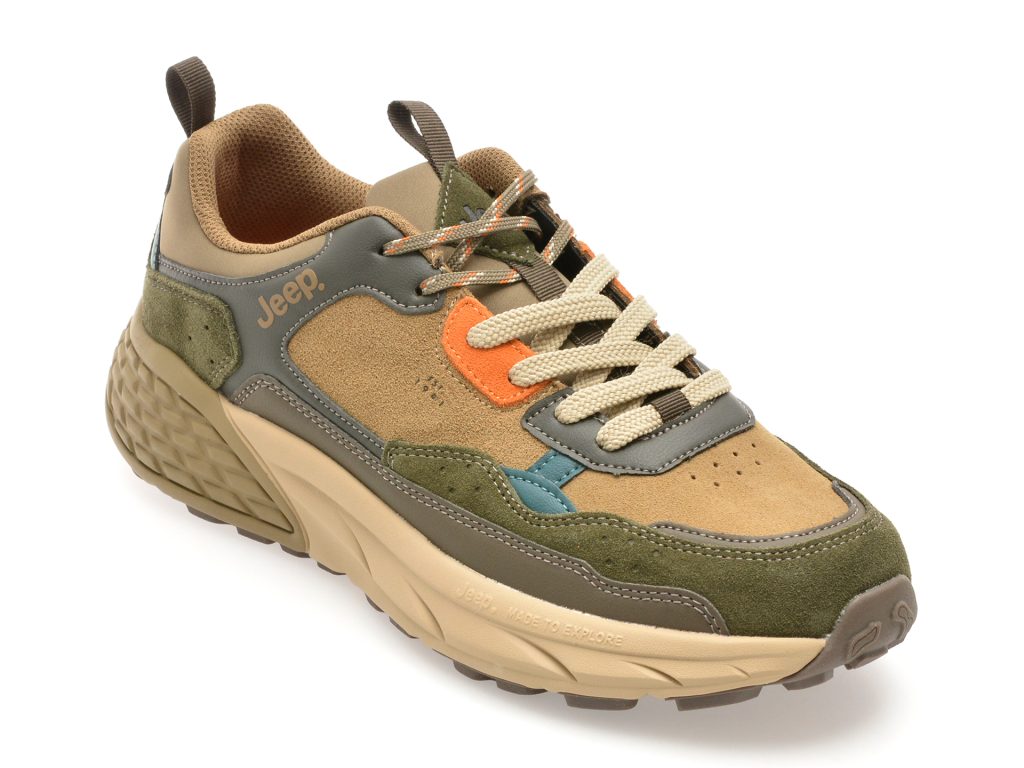 Pantofi sport JEEP kaki