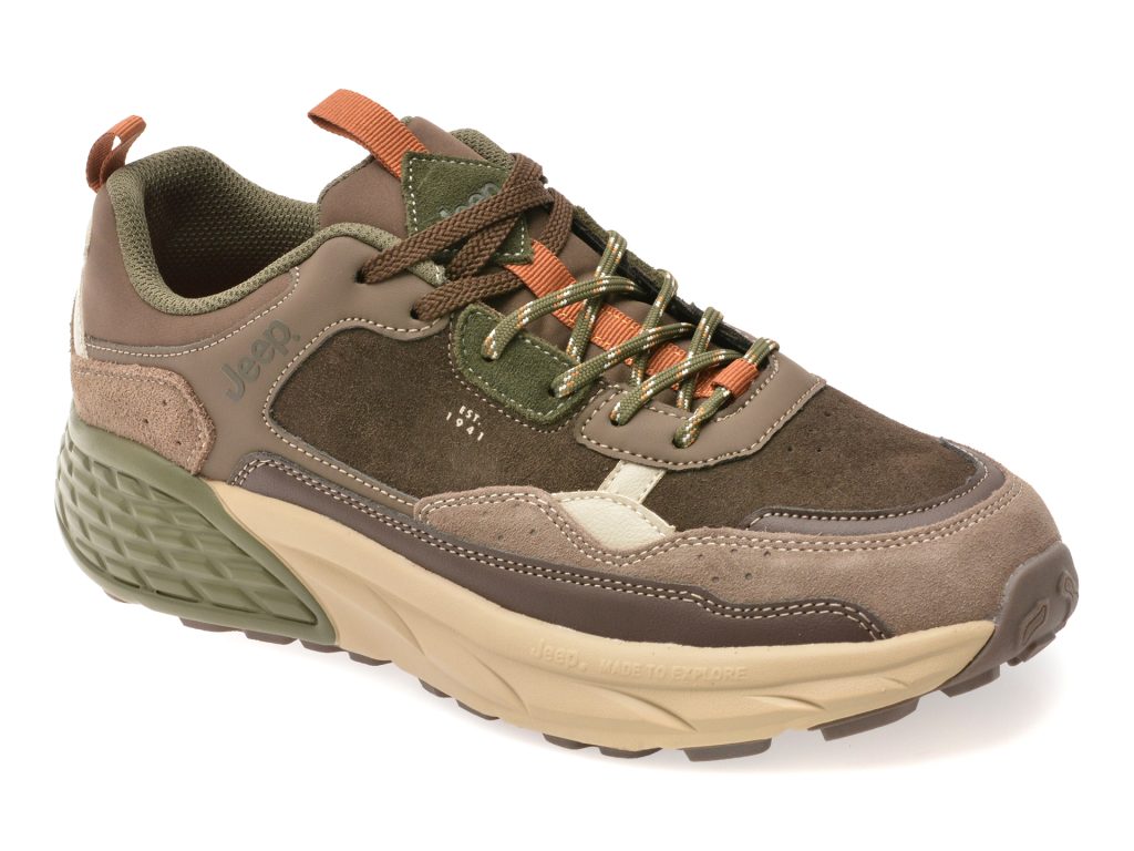 Pantofi sport JEEP maro