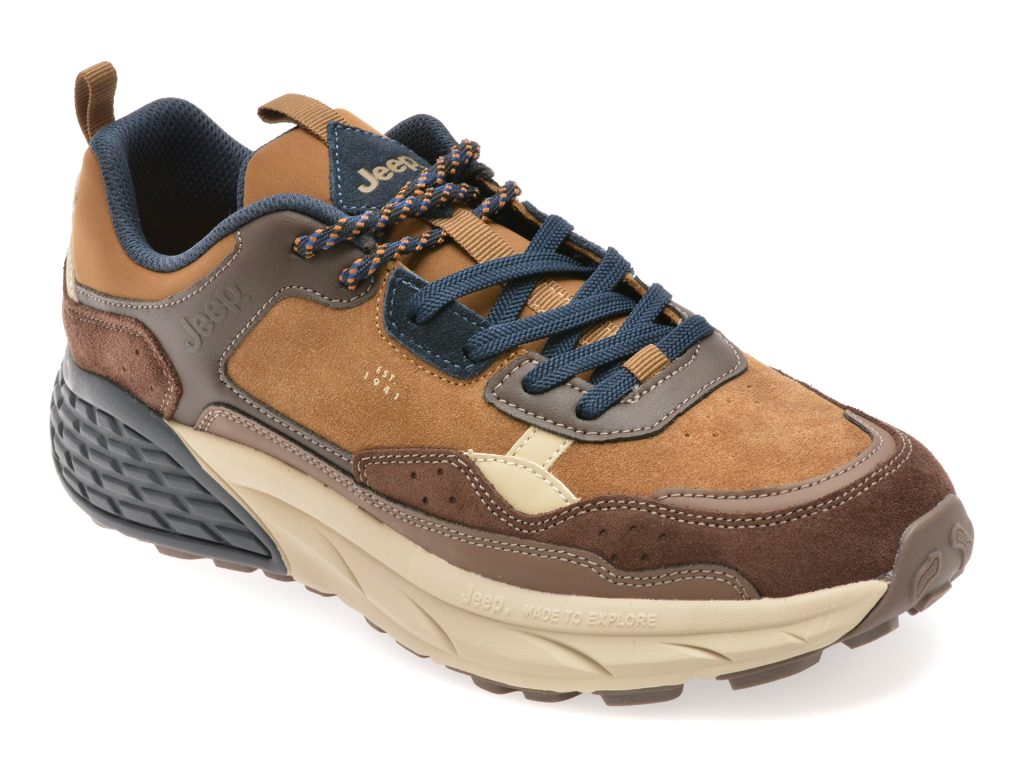 Pantofi sport JEEP maro