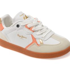 Pantofi sport PEPE JEANS albi