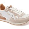 Pantofi sport PEPE JEANS albi