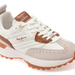 Pantofi sport PEPE JEANS albi