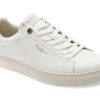 Pantofi sport PEPE JEANS albi