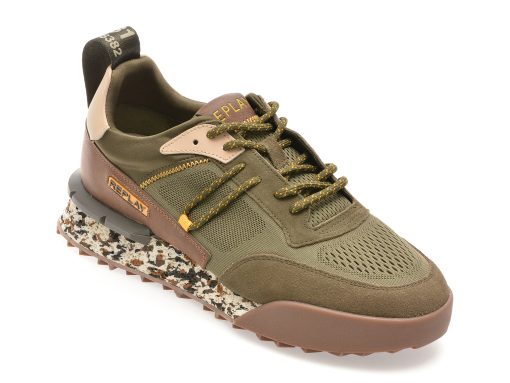 Pantofi sport REPLAY kaki