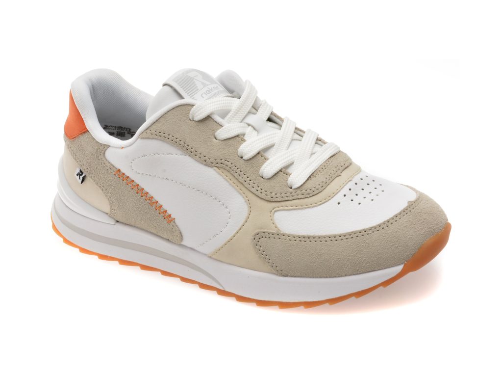 Pantofi sport RIEKER albi