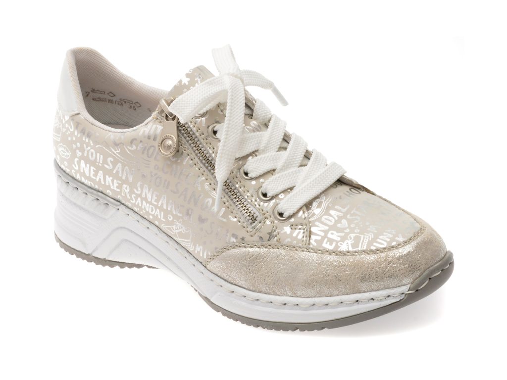 Pantofi sport RIEKER argintii
