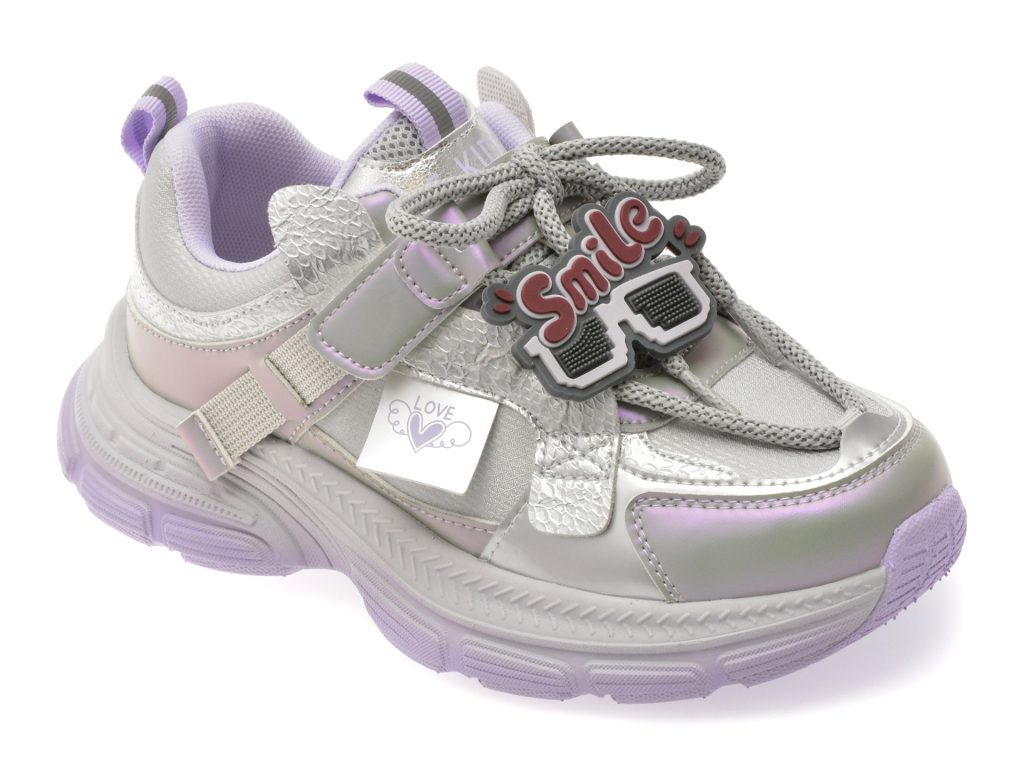 Pantofi sport SELECTION KIDS argintii