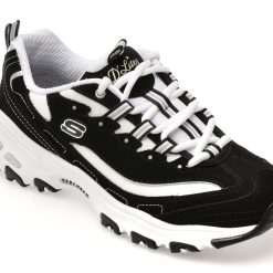 Pantofi sport SKECHERS alb-negru