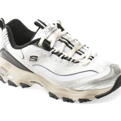 Pantofi sport SKECHERS alb-negru