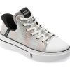 Pantofi sport SKECHERS argintii