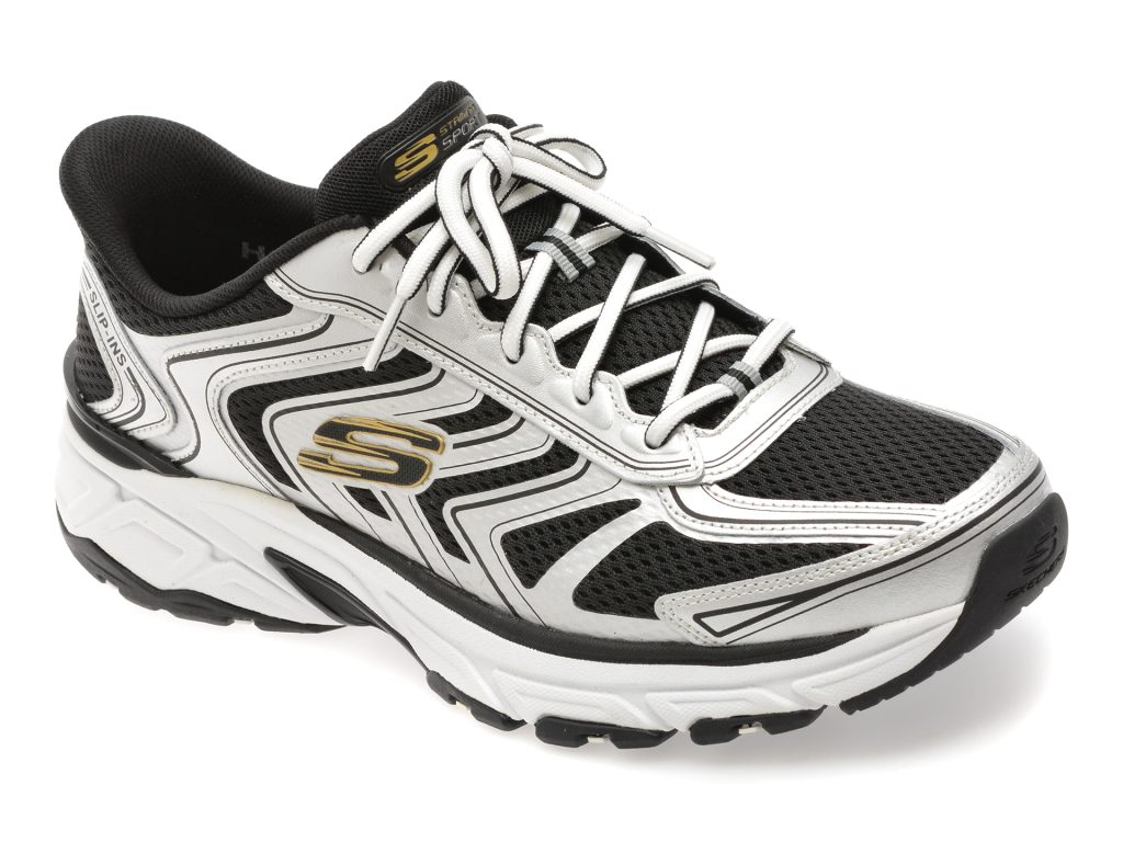 Pantofi sport SKECHERS argintii