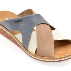 Papuci RIEKER albastri