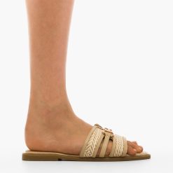 Papuci dama Belle Bej 5