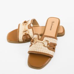 Papuci dama Belle Camel 4