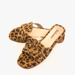 Papuci dama Gentry Animal Print 4