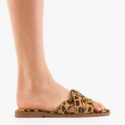 Papuci dama Gentry Animal Print 5