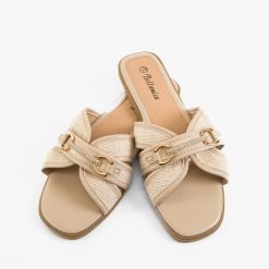 Papuci dama Gibson Bej 2