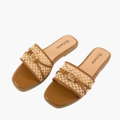 Papuci dama Madiha Camel 6