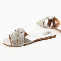 Papuci dama Roshio Argintii 5