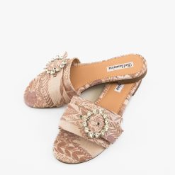 Papuci dama Saul Khaki 3