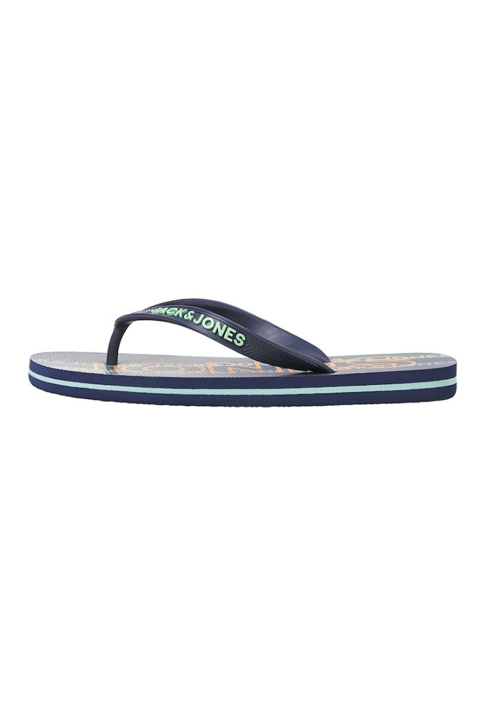 Papuci flip-flop cu talpa plata si detaliu logo-BAIETI/INCALTAMINTE/Papuci-INCALTAMINTE/Papuci